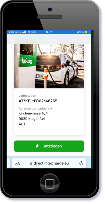 Autostrom-Ladeapp Screen 2