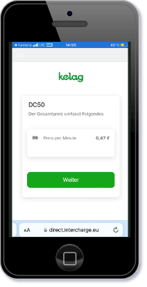 Autostrom-Ladeapp Screen 3
