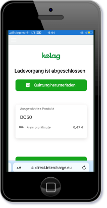 Autostrom-Ladeapp Screen 6