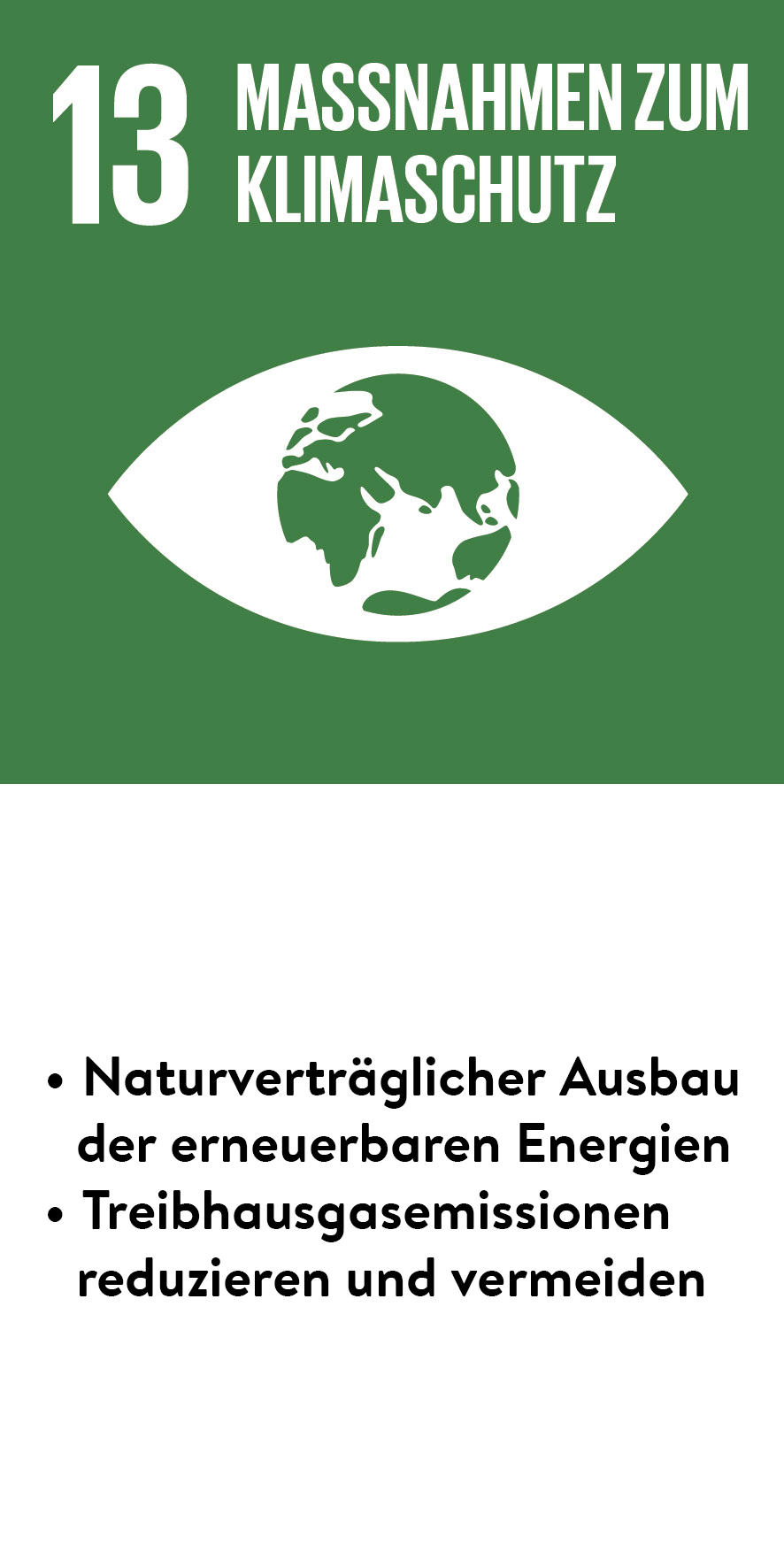 Kern SDG für Massnahmen zum Klimaschutz